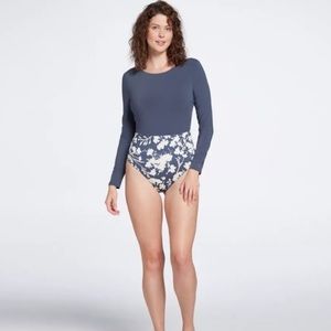 NWT CALIA by Carrie Underwood Women’s Long Sleeve One-Piece Swimsuit